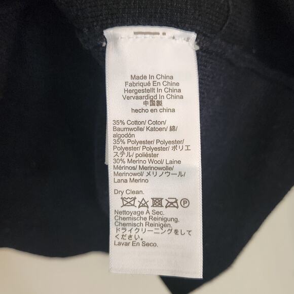 NWOT J. Crew Warwick Sweater Blazer Gold Button Detail Black XS - Picture 10 of 11